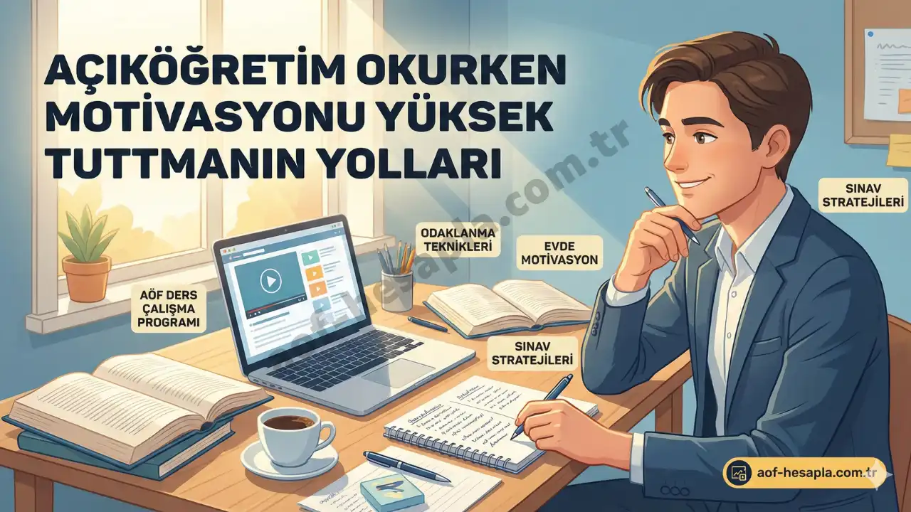 acikogretim okurken motivasyonu yuksek tutmanin yollari