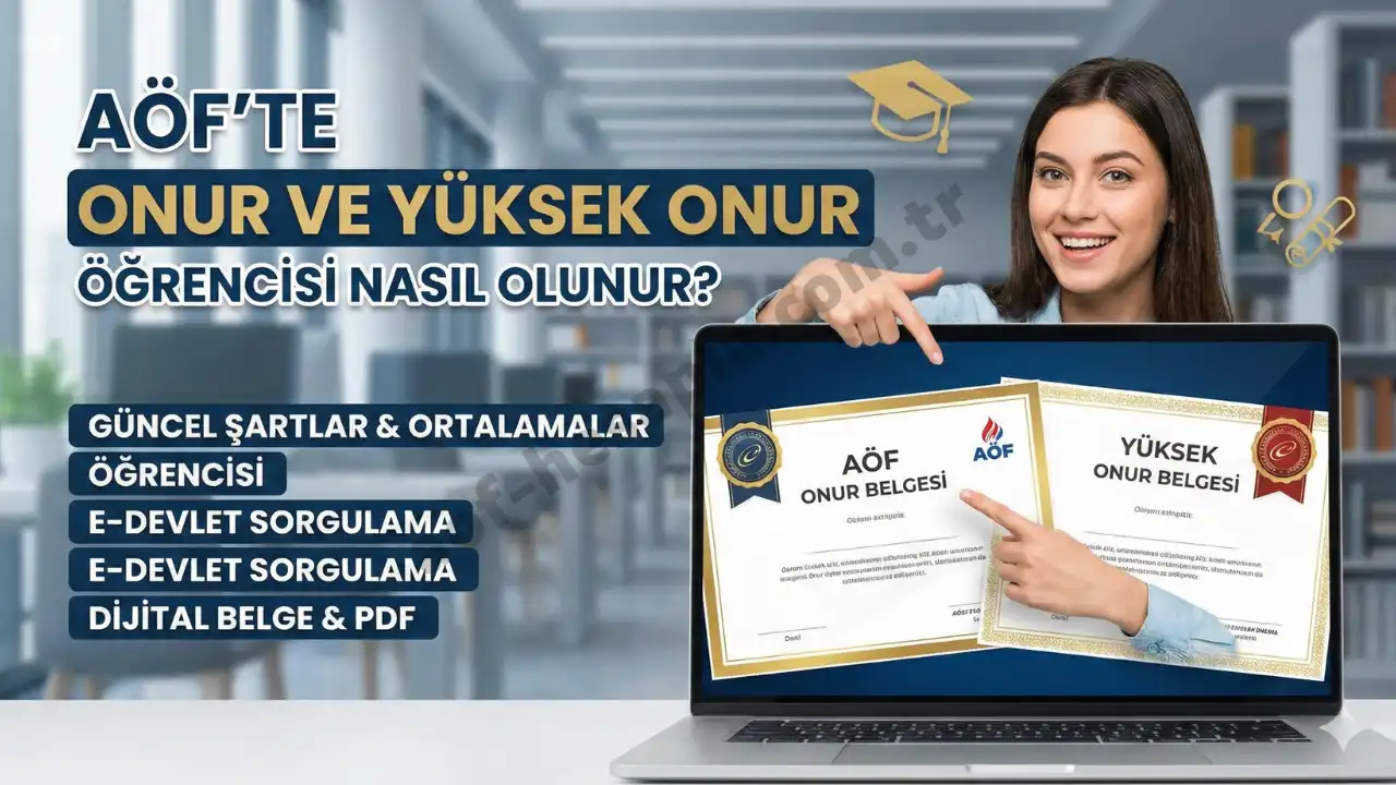 aof onur belgesi nasil alinir onur ogrencisi nasil olunur